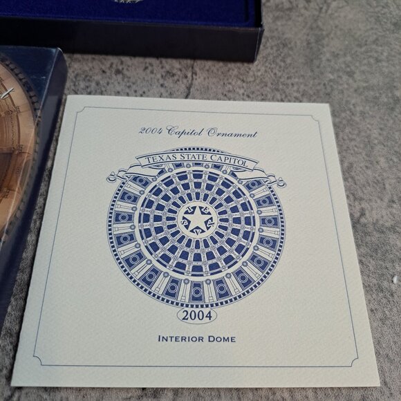 Texas State Capitol Interior Dome 2004 Christmas Holiday Ornament Collectible - Picture 11 of 12